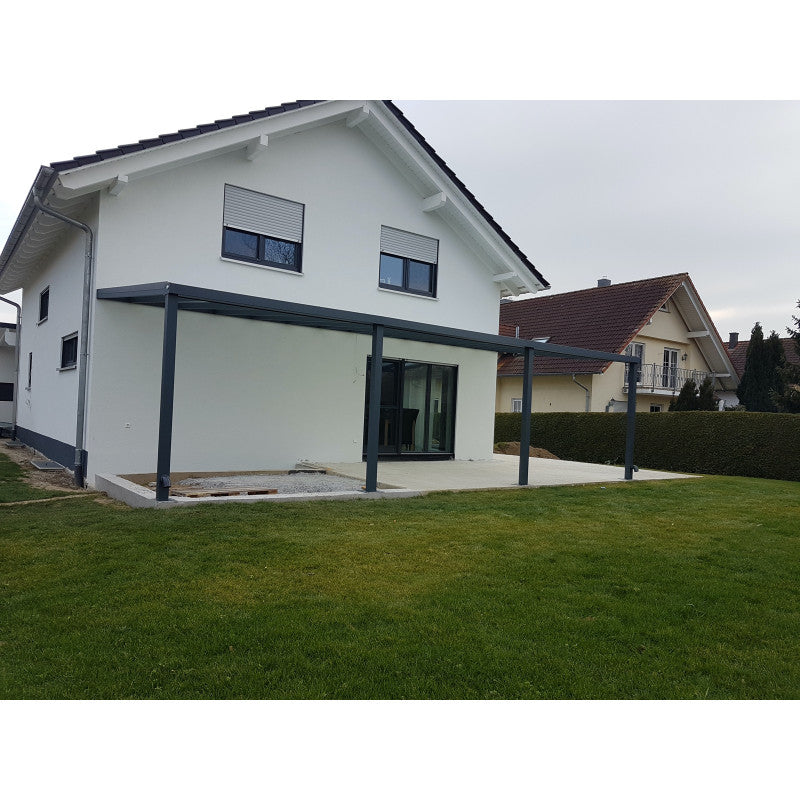 Breite: 3,00 m | TCC Terrassenüberdachung mit Stegplatten (Tiefe wählbar)