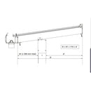Breite: 4,00 m | TCC Terrassenüberdachung mit Überstand VSG–Glas 8,76 mm (Tiefe wählbar)