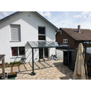 Breite: 5,00 m | TCC Terrassenüberdachung mit VSG–Glas 8,76 mm (Tiefe wählbar)