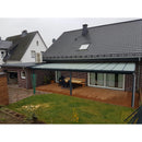 Breite: 6,00 m | TCC Terrassenüberdachung mit Überstand VSG–Glas 8,76 mm (Tiefe wählbar)